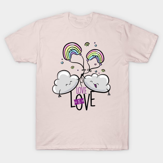 Love is Love T-Shirt by orangeartista